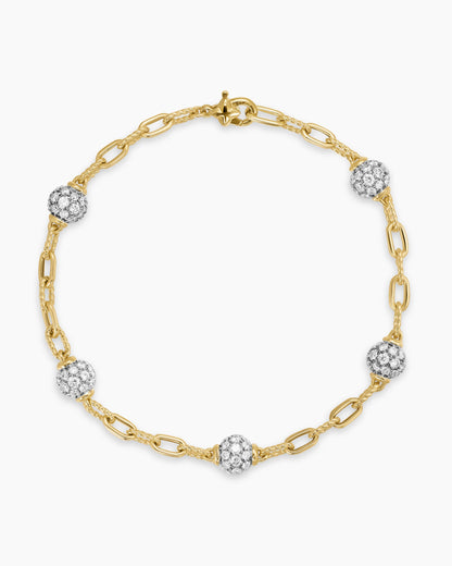 David Yurman DY Madison Pavé Bead Chain Bracelet David Yurman Women’s