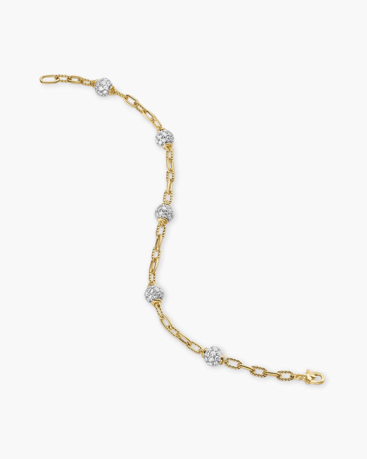 David Yurman DY Madison Pavé Bead Chain Bracelet David Yurman Women’s