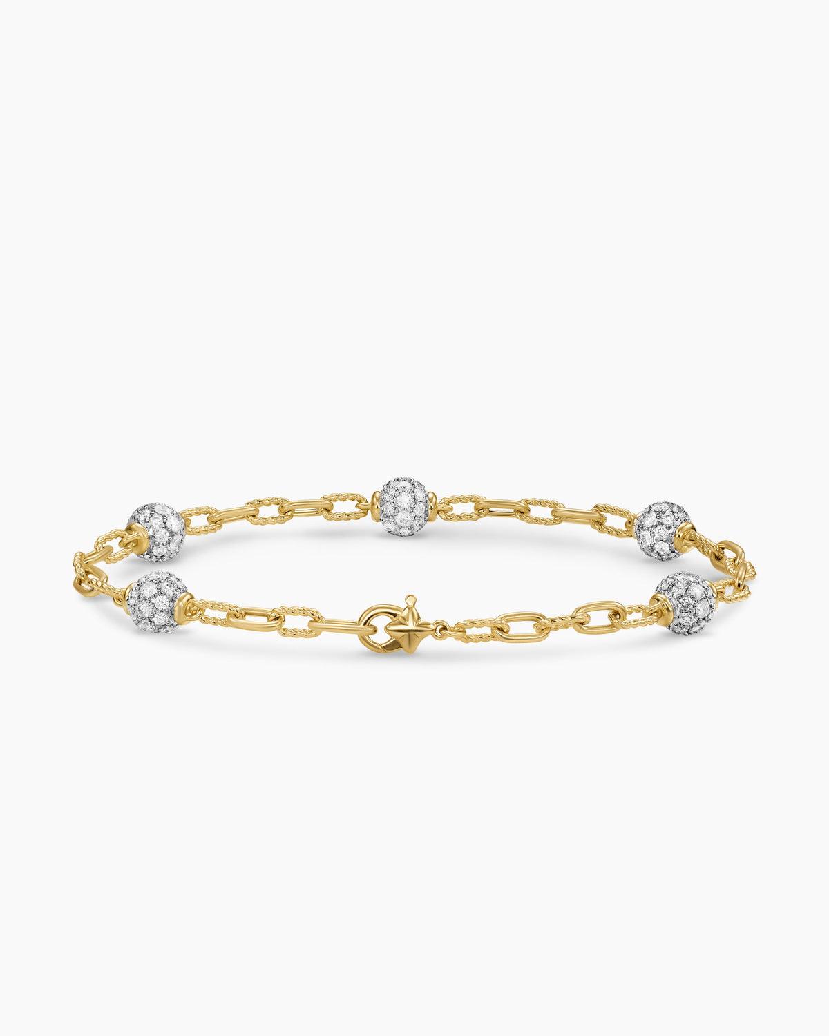 David Yurman DY Madison Pavé Bead Chain Bracelet David Yurman Women’s