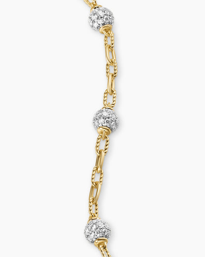 David Yurman DY Madison Pavé Bead Chain Bracelet David Yurman Women’s