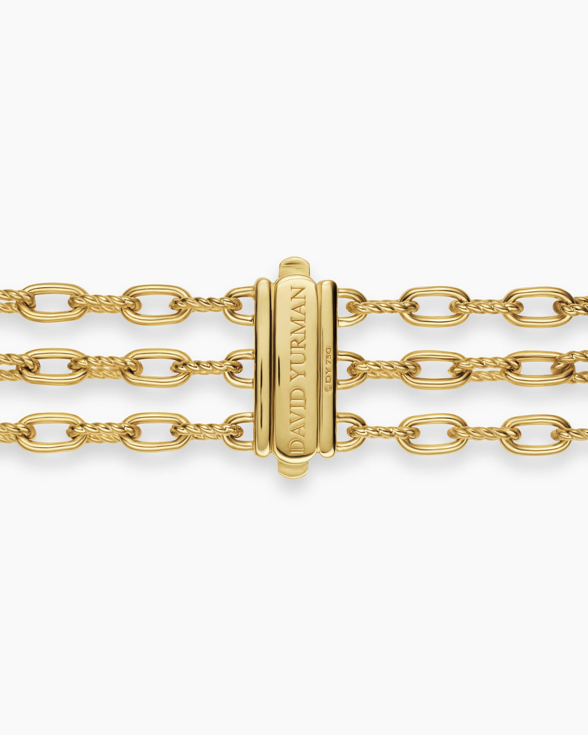David Yurman DY Madison Pavé Bead Multi Row Chain Bracelet David Yurman Women’s