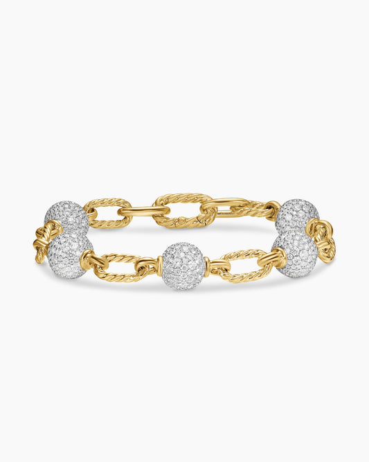 David Yurman DY Madison Pavé Bead Chain Bracelet David Yurman Women’s
