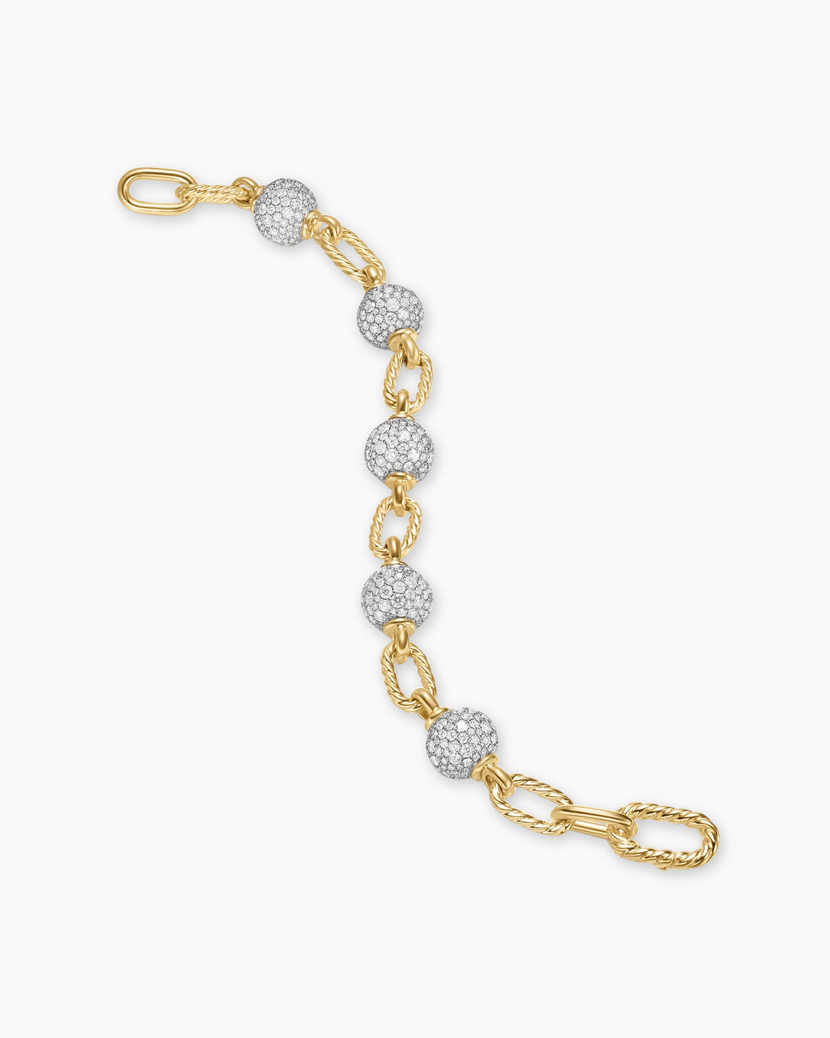 David Yurman DY Madison Pavé Bead Chain Bracelet David Yurman Women’s