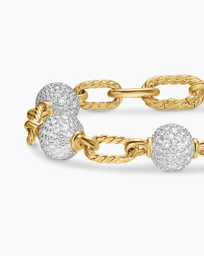 David Yurman DY Madison Pavé Bead Chain Bracelet David Yurman Women’s
