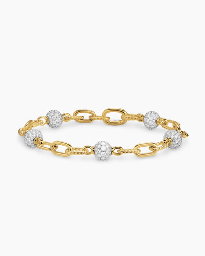 David Yurman DY Madison Pavé Bead Chain Bracelet David Yurman Women’s