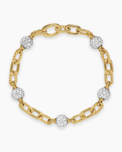 David Yurman DY Madison Pavé Bead Chain Bracelet David Yurman Women’s