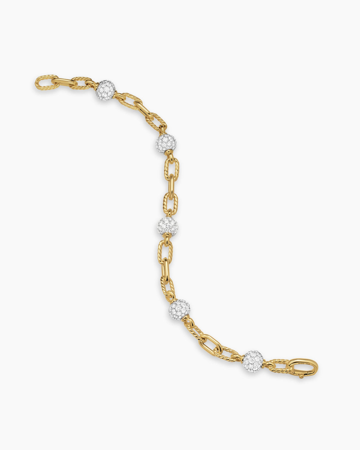 David Yurman DY Madison Pavé Bead Chain Bracelet David Yurman Women’s