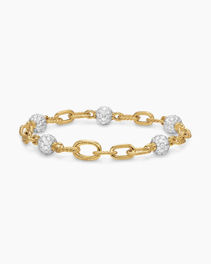 David Yurman DY Madison Pavé Bead Chain Bracelet David Yurman Women’s