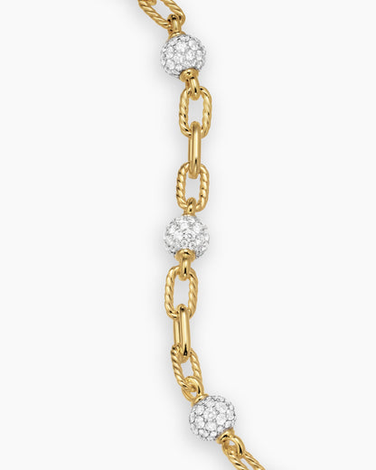 David Yurman DY Madison Pavé Bead Chain Bracelet David Yurman Women’s