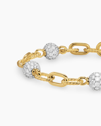 David Yurman DY Madison Pavé Bead Chain Bracelet David Yurman Women’s