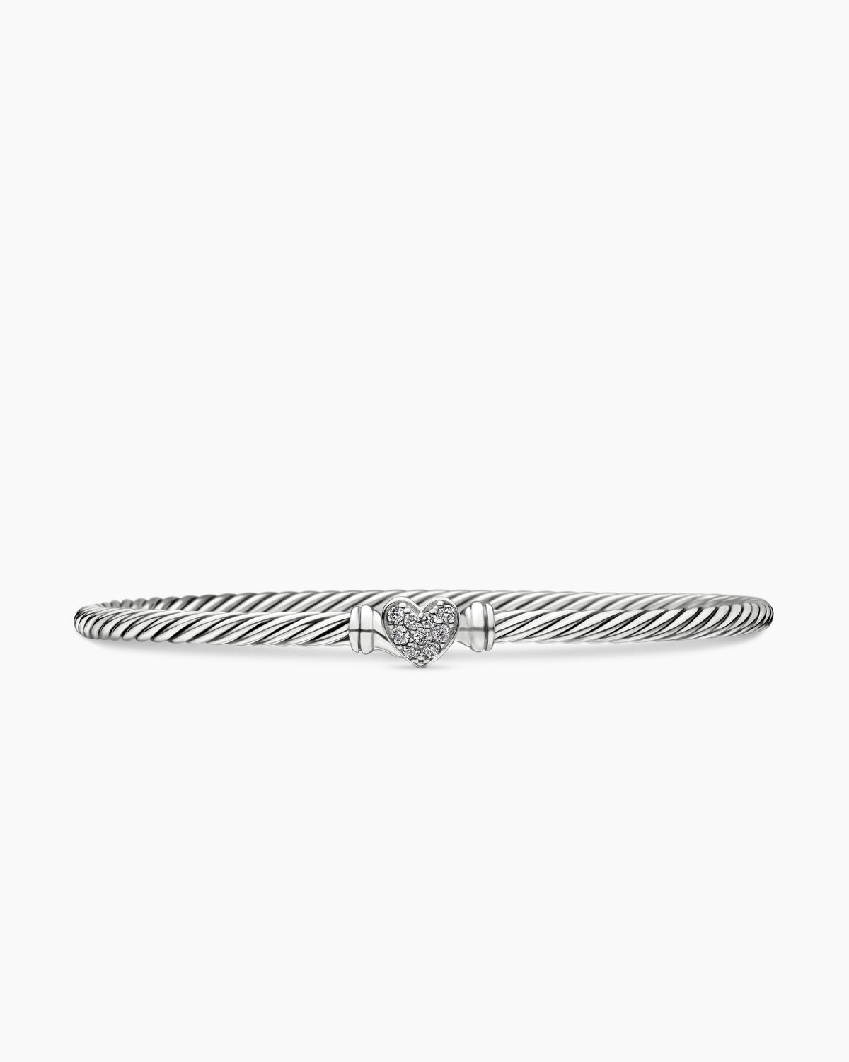 David Yurman Classic Cable Heart Station Bracelet David Yurman Women’s