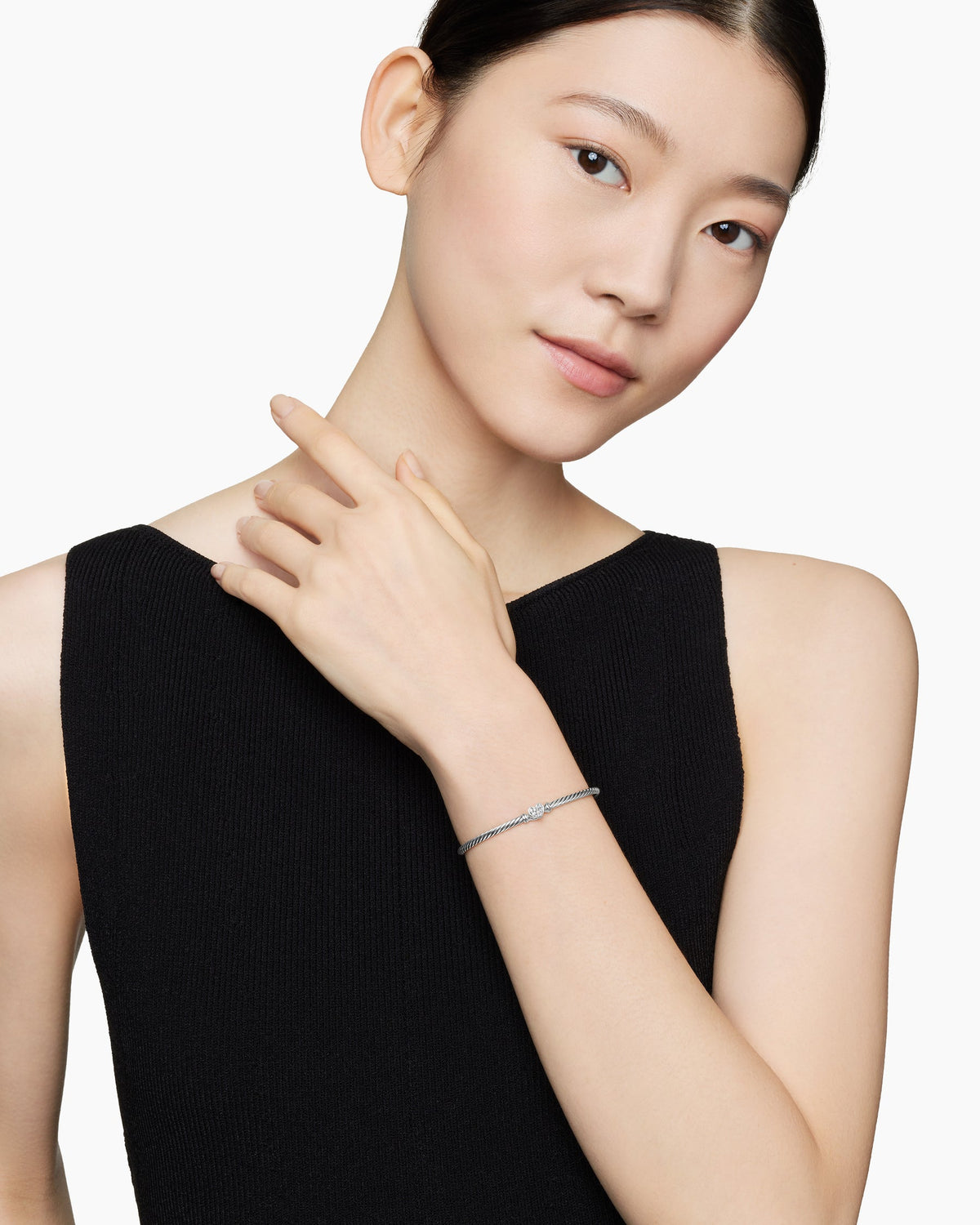 David Yurman Classic Cable Heart Station Bracelet David Yurman Women’s