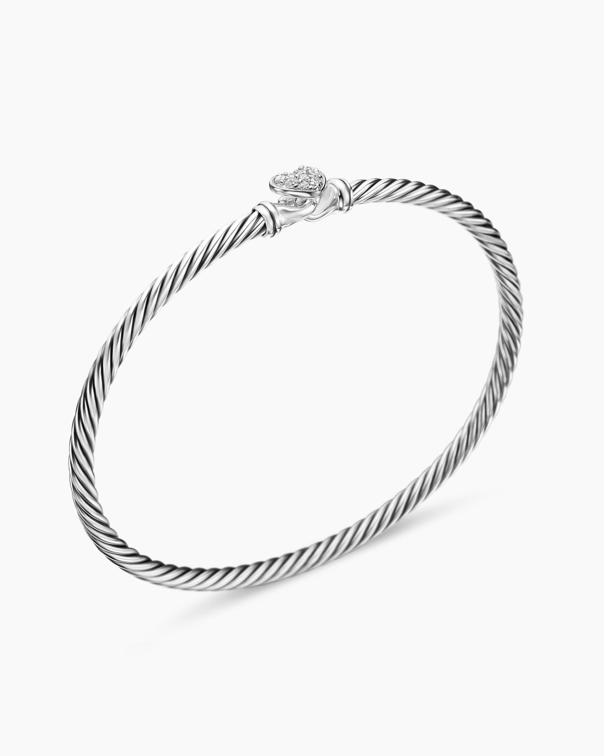 David Yurman Classic Cable Heart Station Bracelet David Yurman Women’s