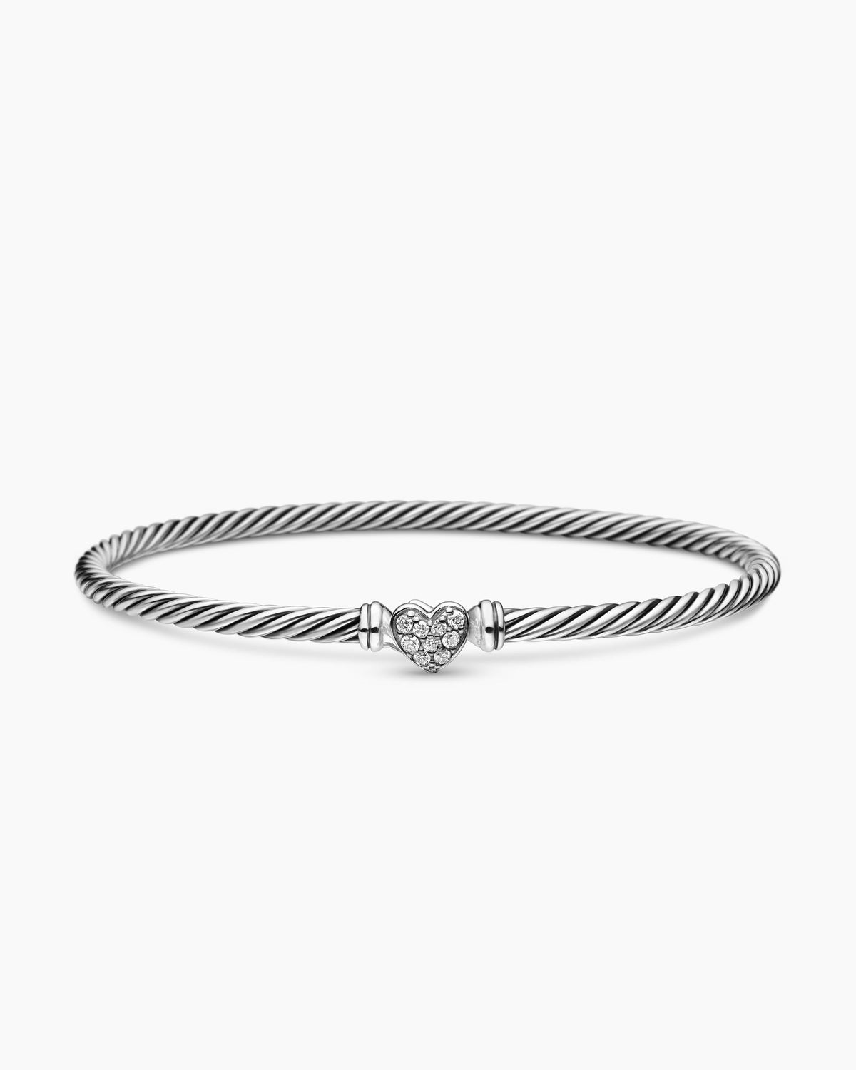 David Yurman Classic Cable Heart Station Bracelet David Yurman Women’s