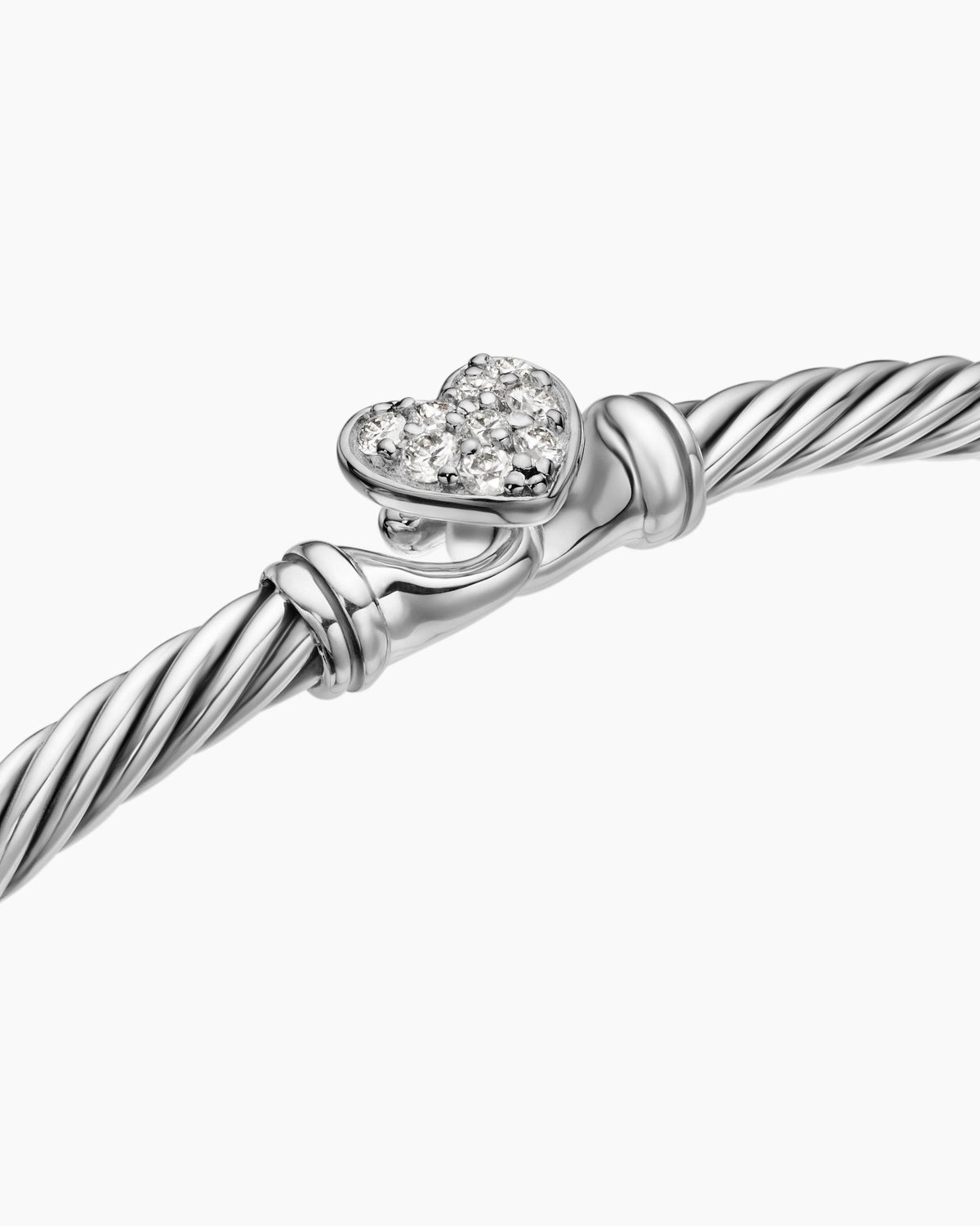 David Yurman Classic Cable Heart Station Bracelet David Yurman Women’s