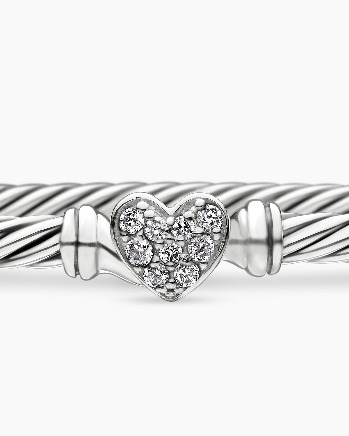 David Yurman Classic Cable Heart Station Bracelet David Yurman Women’s