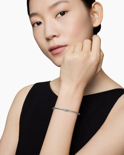 David Yurman Classic Cable Heart Station Bracelet David Yurman Women’s