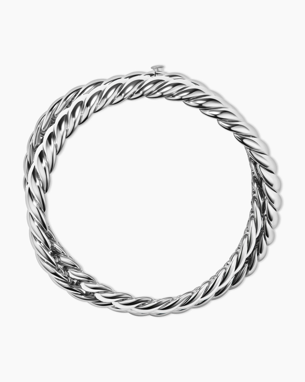 David Yurman Sculpted Cable Triple Wrap Bracelet in Sterling Silver, 8.5mm David Yurman Women’s