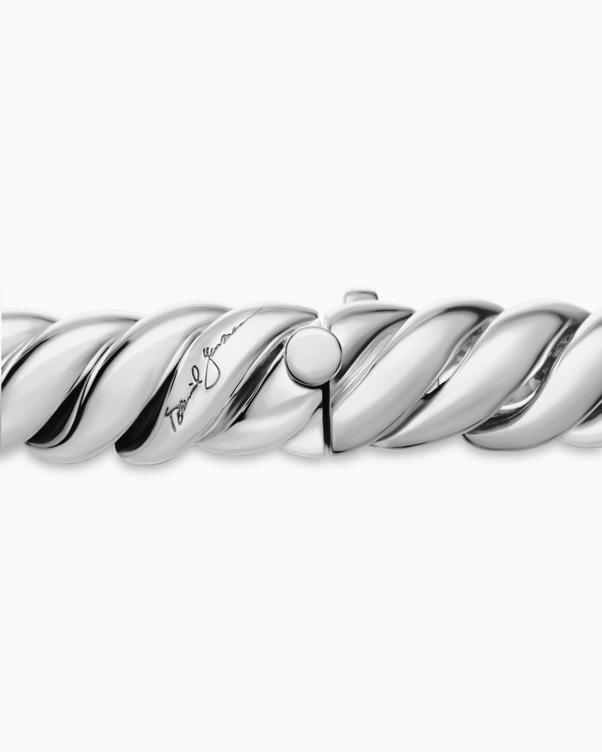 David Yurman Sculpted Cable Triple Wrap Bracelet in Sterling Silver, 8.5mm David Yurman Women’s