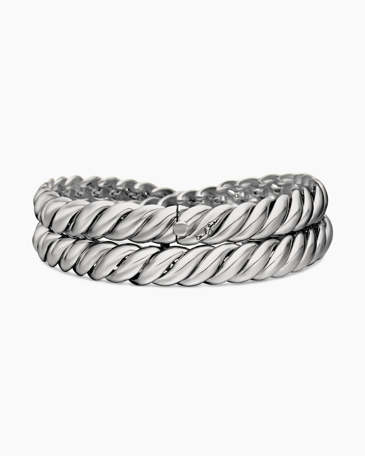 David Yurman Sculpted Cable Double Wrap Bracelet David Yurman Women’s
