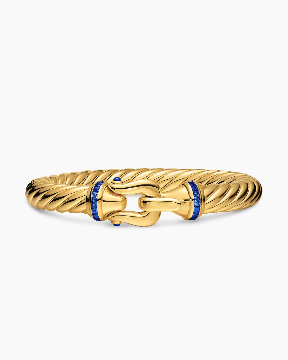 David Yurman Cablespira Flex Buckle Bracelet in 18K Yellow Gold, 9mm David Yurman Women’s