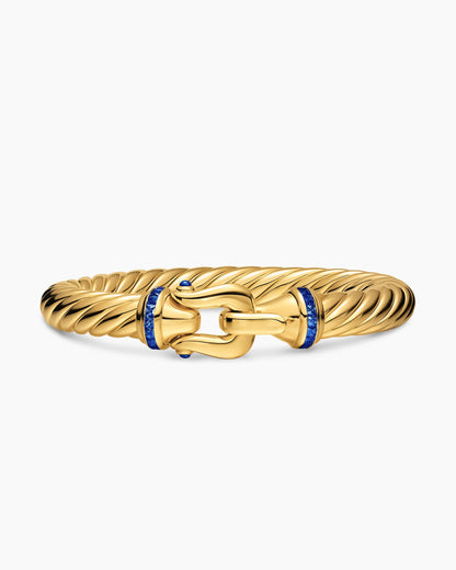 David Yurman Cablespira Flex Buckle Bracelet in 18K Yellow Gold, 9mm David Yurman Women’s