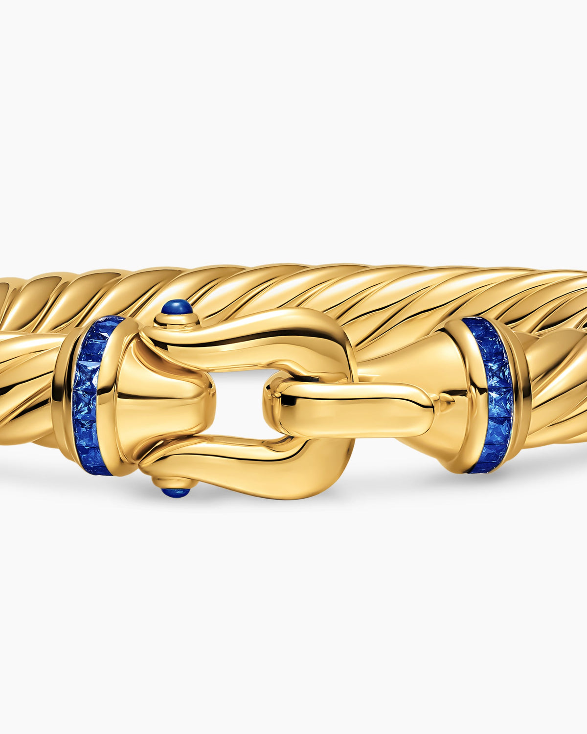 David Yurman Cablespira Flex Buckle Bracelet in 18K Yellow Gold, 9mm David Yurman Women’s