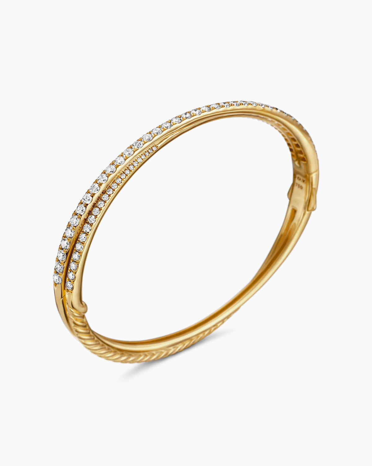 David Yurman Pavé Crossover Two Row Bracelet David Yurman Women’s