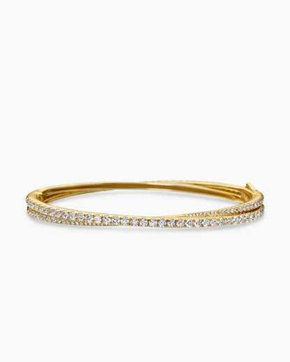 David Yurman Pavé Crossover Two Row Bracelet David Yurman Women’s