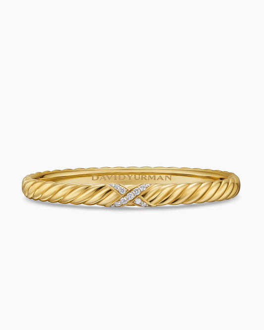 David Yurman Sculpted Cable X Center Station Bracelet David Yurman Women’s