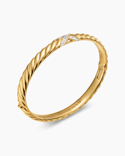David Yurman Sculpted Cable X Center Station Bracelet David Yurman Women’s