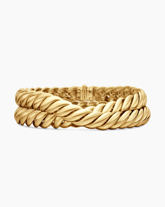 David Yurman Sculpted Cable Double Wrap Bracelet David Yurman Women’s