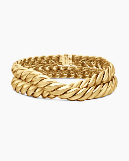 David Yurman Sculpted Cable Double Wrap Bracelet David Yurman Women’s