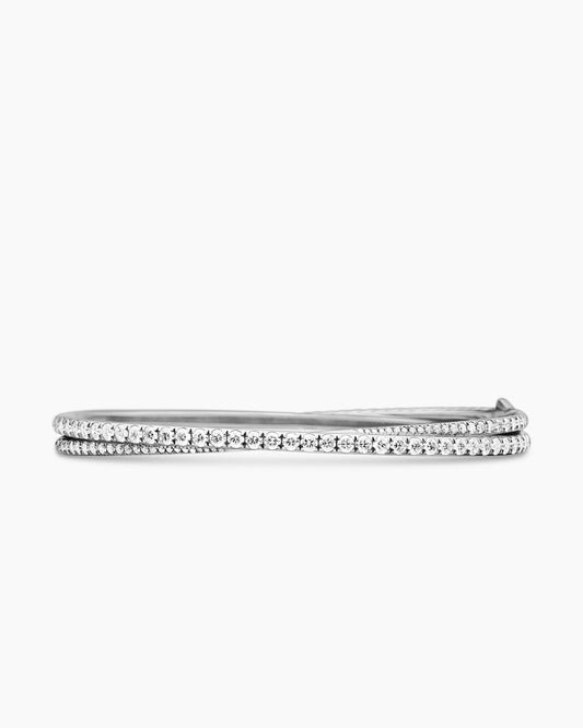 David Yurman Pavé Crossover Two Row Bracelet David Yurman Women’s
