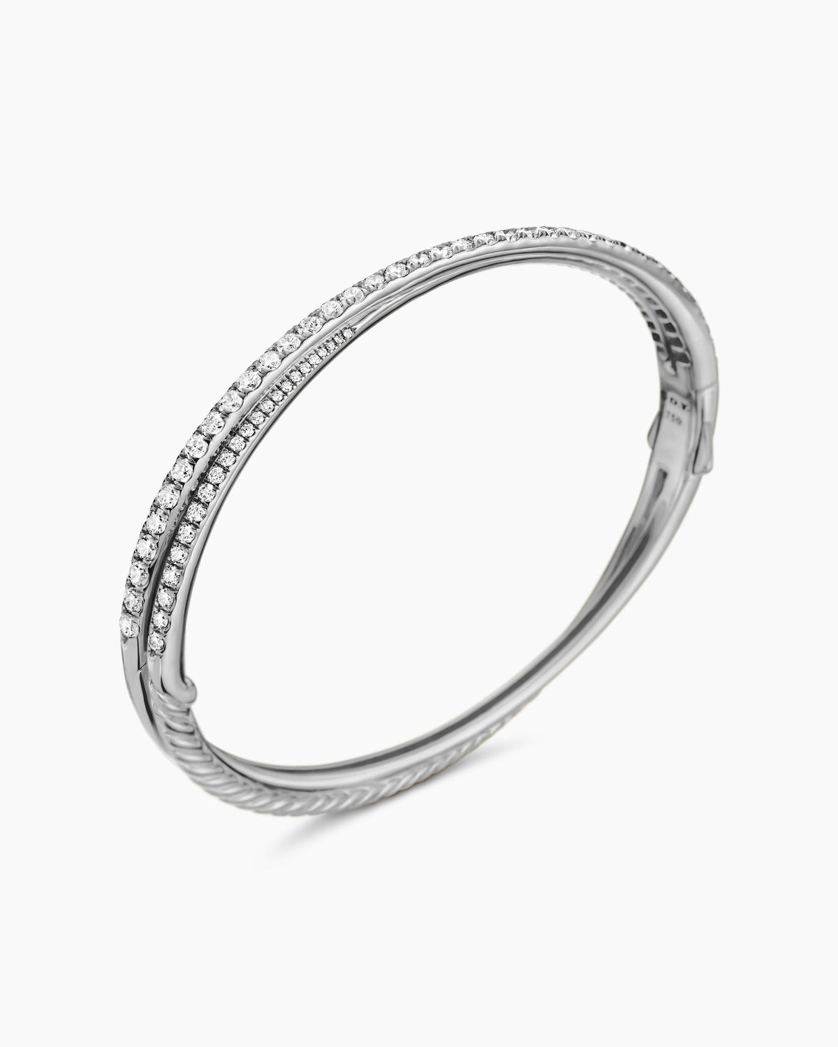 David Yurman Pavé Crossover Two Row Bracelet David Yurman Women’s