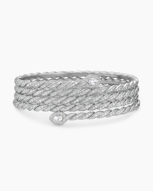 David Yurman Sculpted Cable Flex Five Row Coil Bracelet David Yurman Women’s