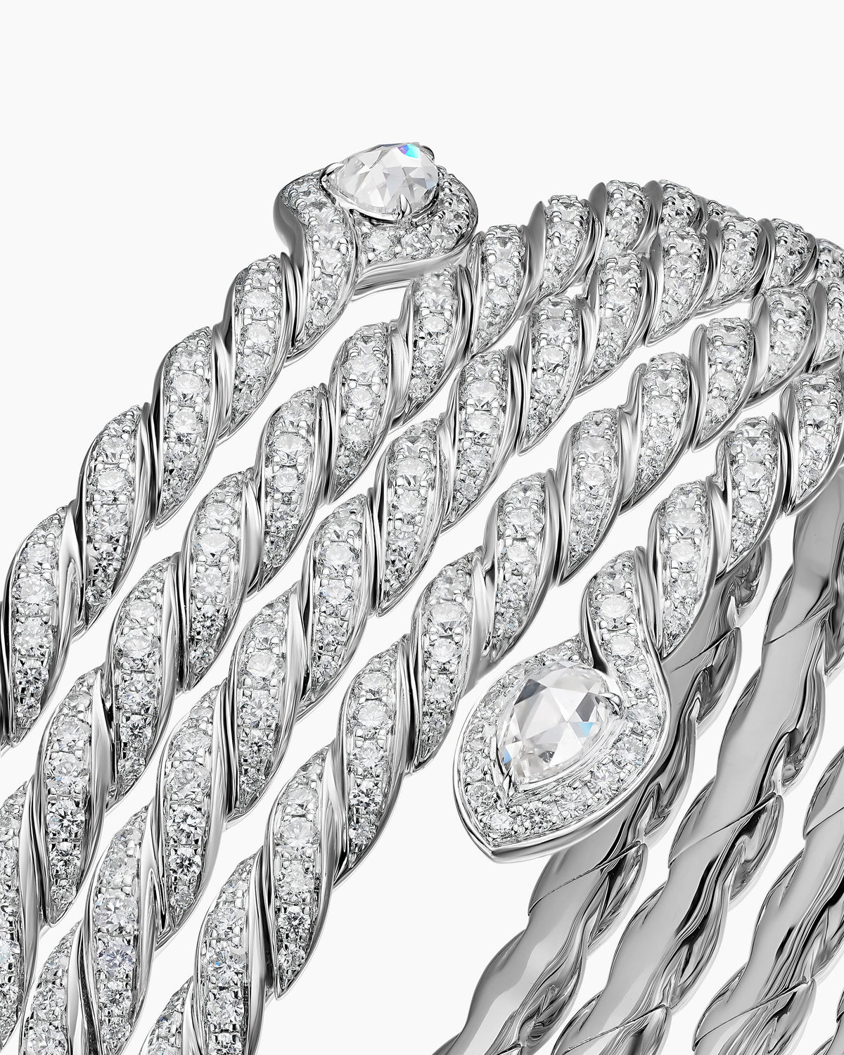 David Yurman Sculpted Cable Flex Five Row Coil Bracelet David Yurman Women’s