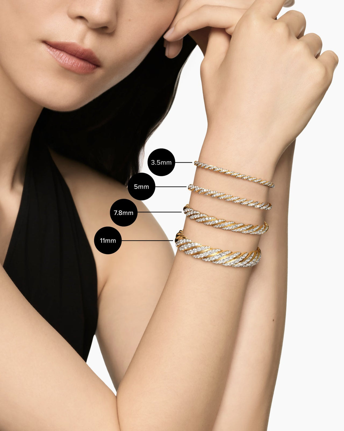 David Yurman Sculpted Cable Flex Bracelet David Yurman Women’s