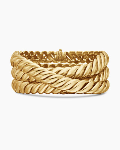 David Yurman Sculpted Cable Triple Wrap Bracelet David Yurman Women’s