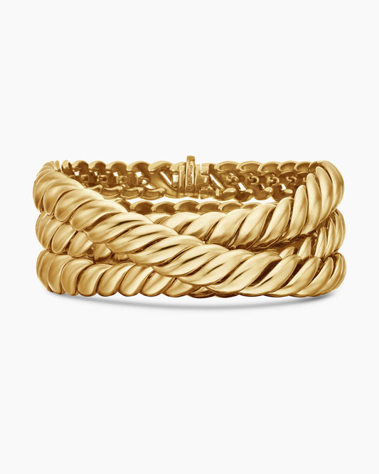 David Yurman Sculpted Cable Triple Wrap Bracelet David Yurman Women’s
