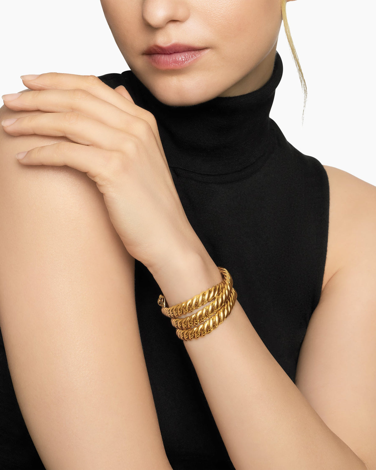 David Yurman Sculpted Cable Triple Wrap Bracelet David Yurman Women’s
