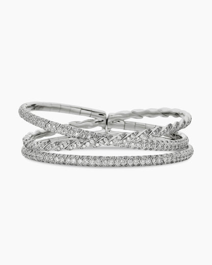 David Yurman Sculpted Cable Flex Three Row Bracelet David Yurman Women’s