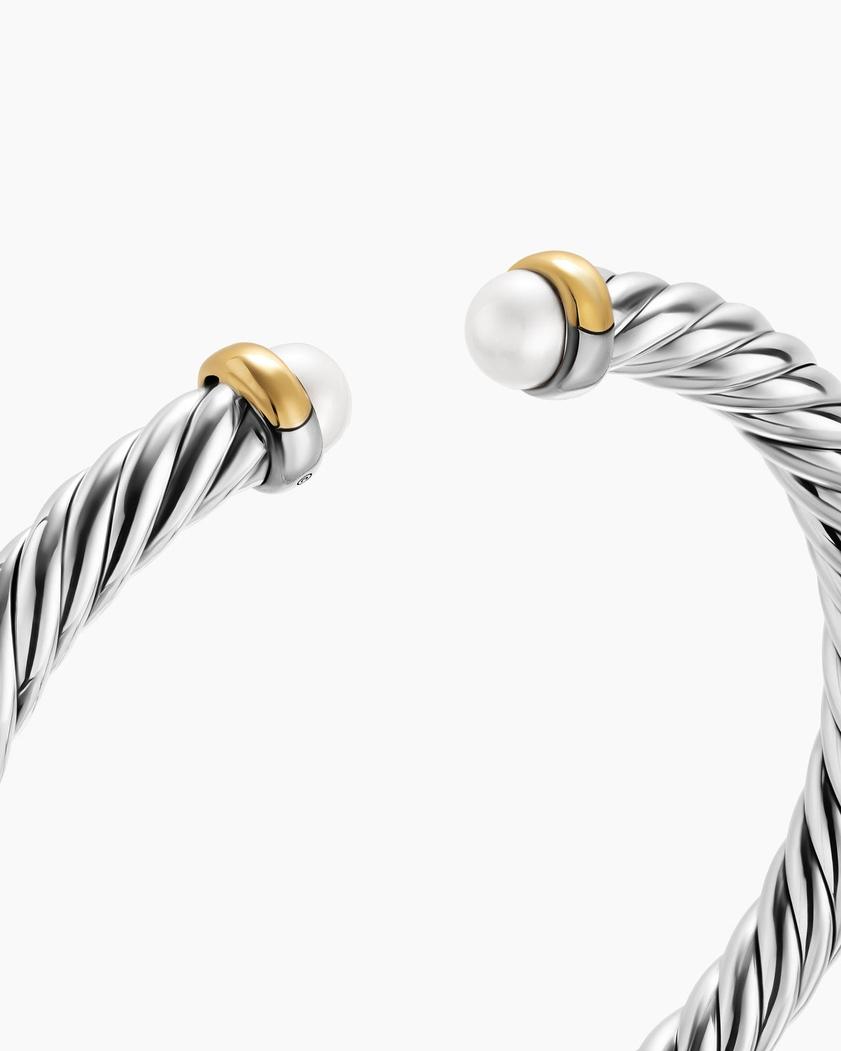 David Yurman Cable Flex Bracelet in Sterling Silver with 14K Yellow Gold, 6mm David Yurman Women’s