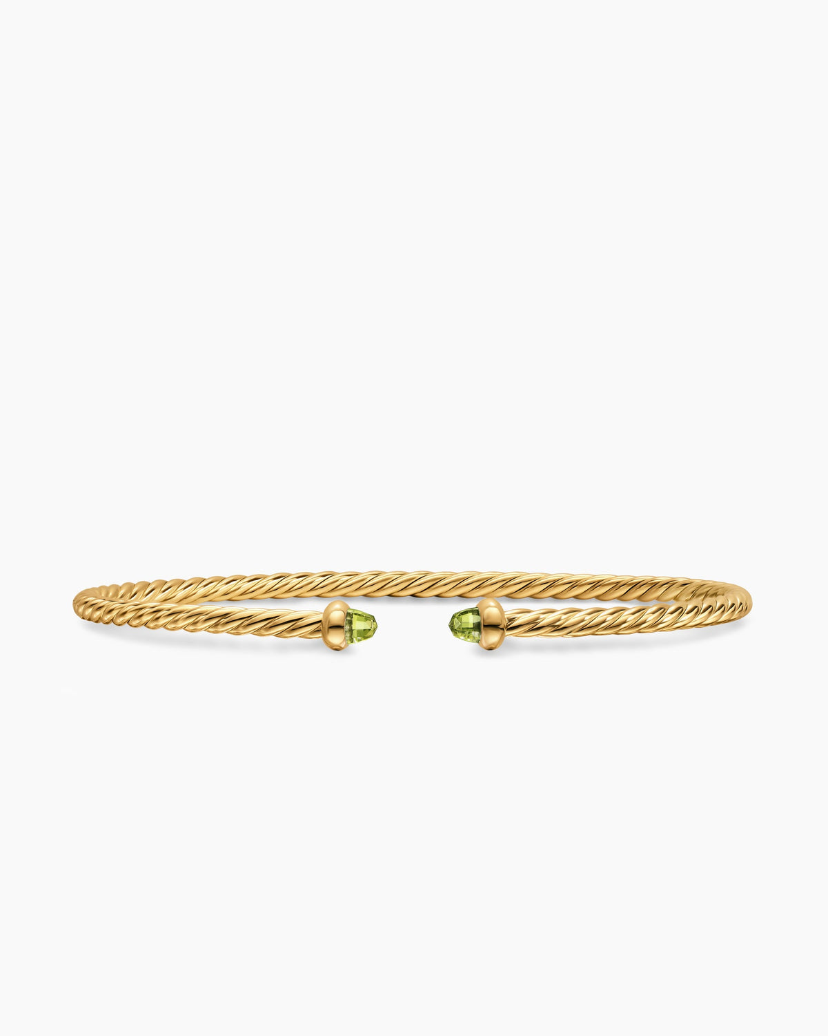 David Yurman Micro Cablespira Flex Bracelet in 18K Yellow Gold, 2.6mm David Yurman Women’s