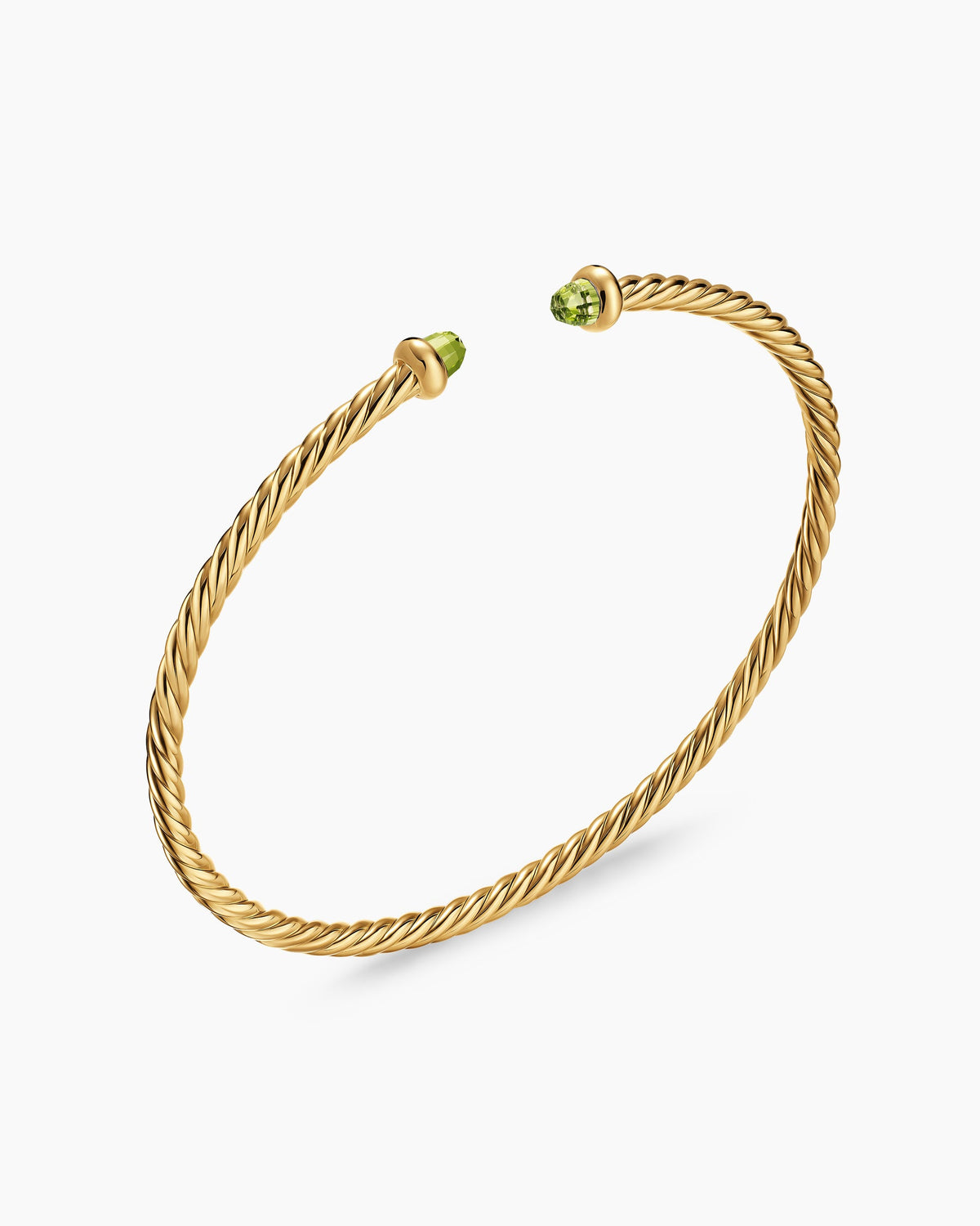 David Yurman Micro Cablespira Flex Bracelet in 18K Yellow Gold, 2.6mm David Yurman Women’s
