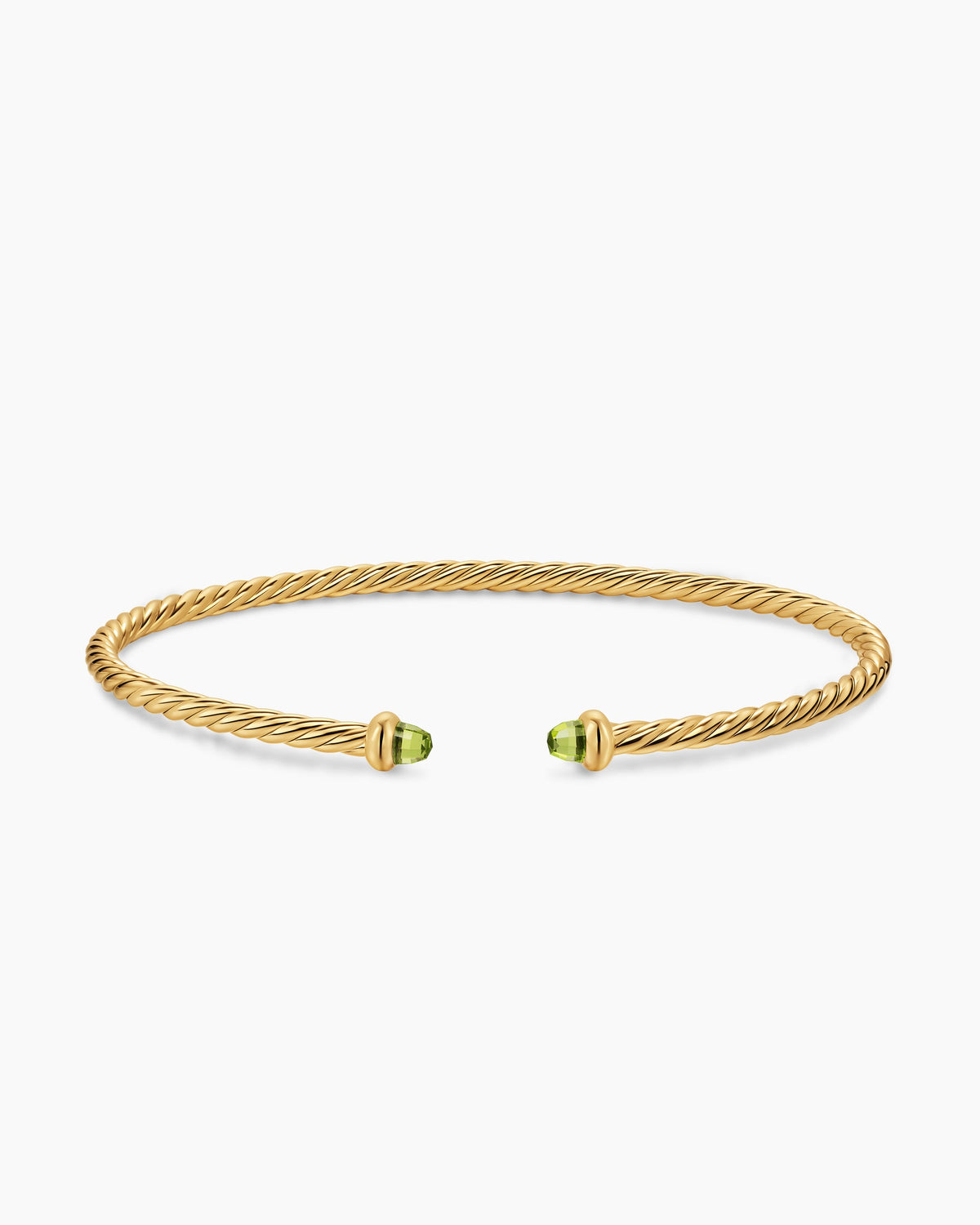 David Yurman Micro Cablespira Flex Bracelet in 18K Yellow Gold, 2.6mm David Yurman Women’s