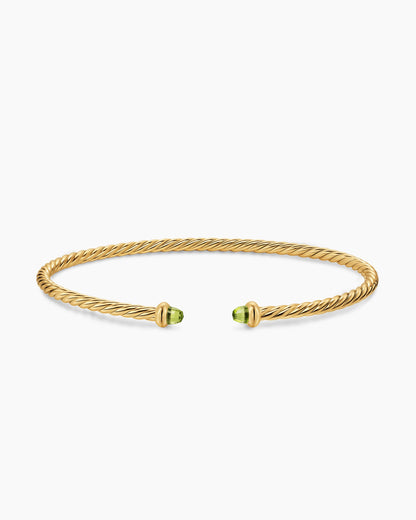 David Yurman Micro Cablespira Flex Bracelet in 18K Yellow Gold, 2.6mm David Yurman Women’s