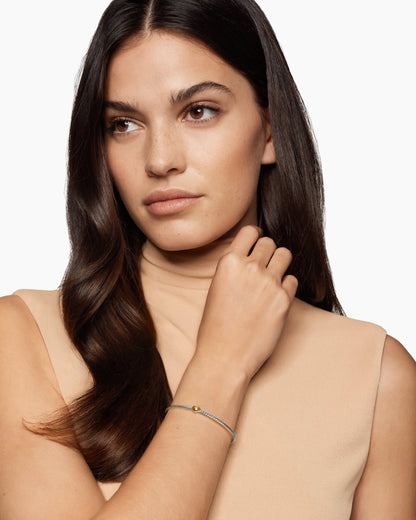 David Yurman Micro Cable Flex Heart Station Bracelet David Yurman Women’s