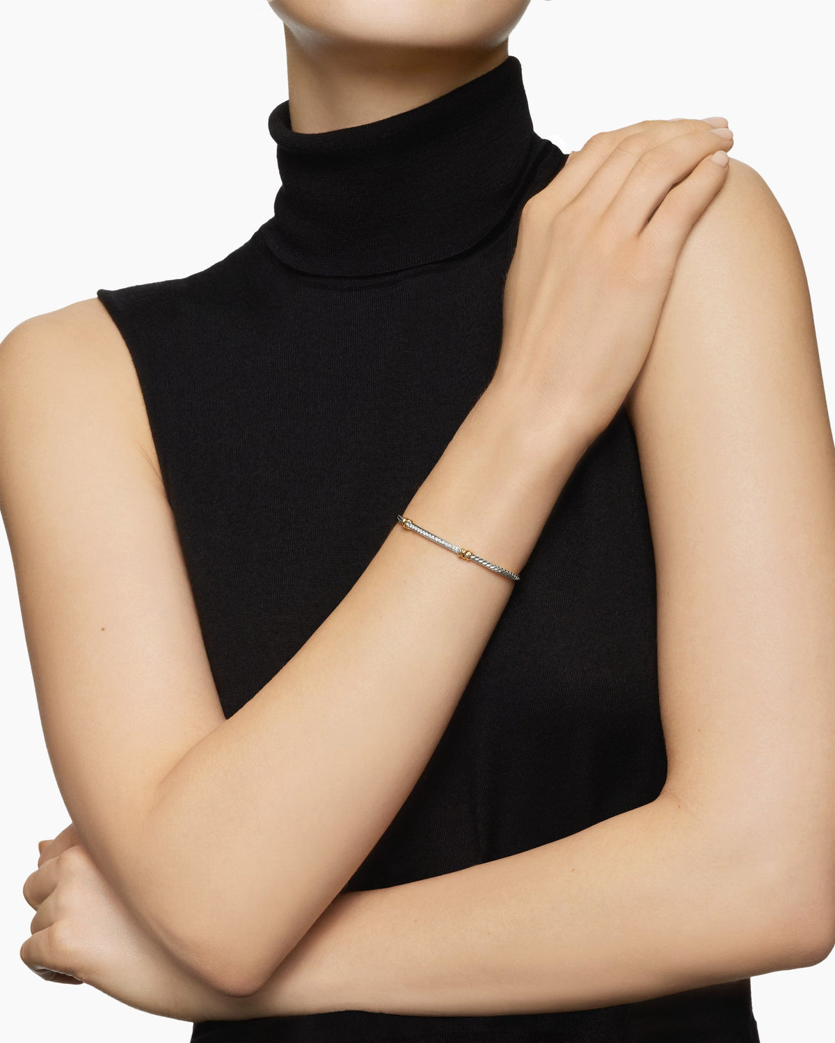David Yurman Petite Helena Classic Cable Station Bracelet David Yurman Women’s