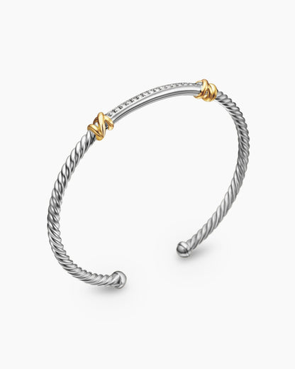 David Yurman Petite Helena Classic Cable Station Bracelet David Yurman Women’s